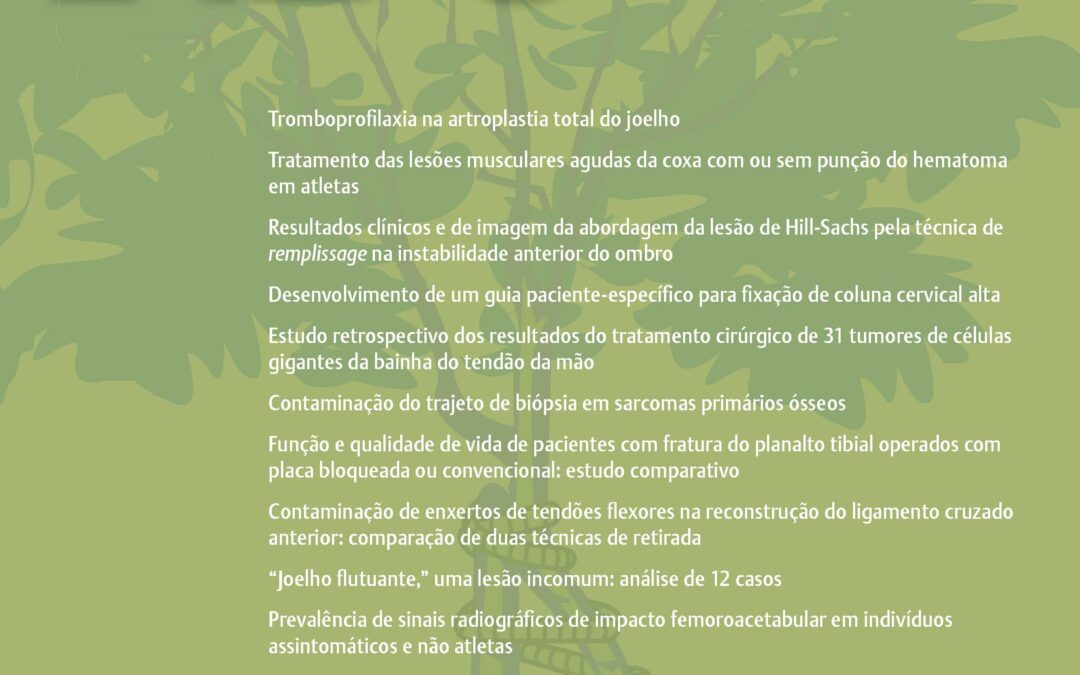 Thieme
                    
                
            
        Revista Brasileira de Ortopedia (RBO)